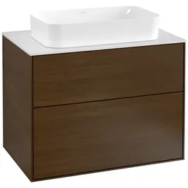 Villeroy & Boch Waschtischunterschrank 2 Auszüge 80 x 60,3 cm Walnut