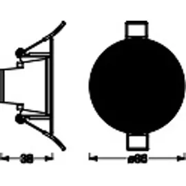 LEDVANCE SMART+ RECESS DOWNLIGHT WIFI SPOT LED-Einbaustrahler weiß 4 W