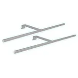 Kalb LED Aufbauleuchten 2er Set silbergrau 600mm, Schrankbeleuchtung Neutralweiß