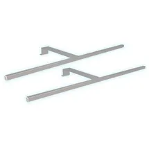 Kalb LED Aufbauleuchten 2er Set silbergrau 600mm, Schrankbeleuchtung Neutralweiß