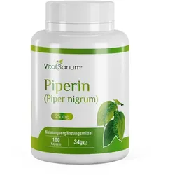 VitaSanum® - Piperin (Piper nigrum) 25 mg 100 Kapseln 100 St