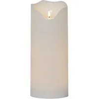 Star Trading Flamme Grand Stumpenkerze 40 cm weiß