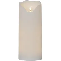 Star Trading Flamme Grand Stumpenkerze 40 cm weiß