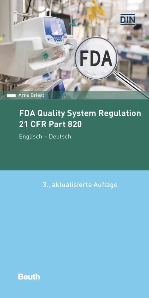 Fda Quality System Regulation - Arne Briest  Kartoniert (TB)