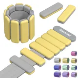 Sportneer Tragbare Gewichtsmanschetten Handgelenkgewichte Set 2er-Set (Jeweils 0,5 kg & 1 kg) für Damen und Herren für Yoga, Tanz, Barre, Pilates, Cardio, Aerobic, Walking