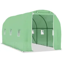 vidaXL Gewächshaus 4,5 x 2 x 2 m grün