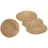 Spetebo Platzdecken aus Seegras oder Wasserhyazinthe 38 cm - 4er Set - Rund