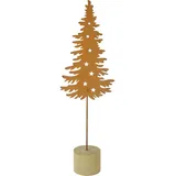 Trendline Baum mit Sternen aus Metall 13,5 x 7 x braun
