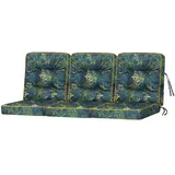 Bjird Bankauflage 180 x 60 x 5 cm grün 3 St.