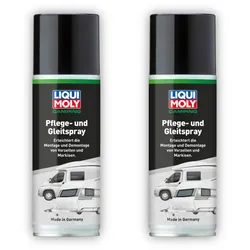 2x 200ml LIQUI MOLY 21808 Camping Pflege- und Gleitspray für Kederschienen