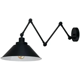 Licht-Erlebnisse Panto 1 E27 verstellbar schwarz Metall