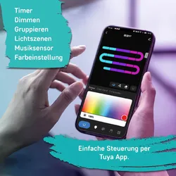 Müller-Licht LED-Strip smart RGB digital mit Music Sensor | Outdoor IP44 LED-Strip farbveränderlich