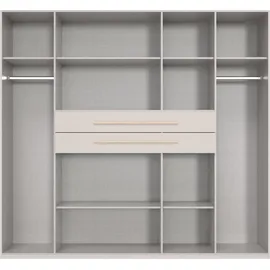WIMEX Drehtürenschrank Digit 225 x 208 x 58 cm Grau