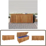 Vidaxl - Gartenbox 200x80x75 cm Massivholz Akazie - Holz Gartenbox - Outdoor Box - Gartenaufbewahrung - Gartenmöbel - Akazienholz