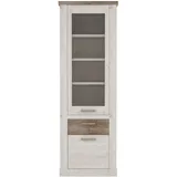 Forte Vitrine DURO ¦ weiß ¦ Maße (cm): B: 71 H: 212 T: 41.0