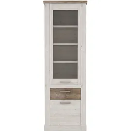 Forte Vitrine DURO ¦ weiß ¦ Maße (cm): B: 71 H: 212 T: 41.0