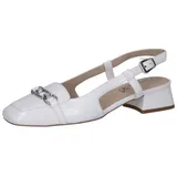 CAPRICE Pumps in Weiß Lack | Gr.: 36