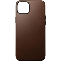 Nomad Modern Leather Case iPhone 15 Plus Brown