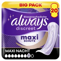 Always Discreet Discreet Ultimate Nacht 20 St.