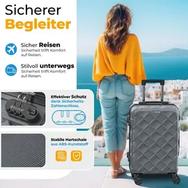 Kesser 4-Rollen 75 cm / 120 l grau