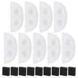 Zilimontt Katzen-Trinkbrunnen-Filter-Set für HomeRunPet WF20 CF20 Katze und Hund, kabellose Pumpe, Brunnenfilter und Brunnen-Filterschwämme, Dreifach-System (9 + 9)