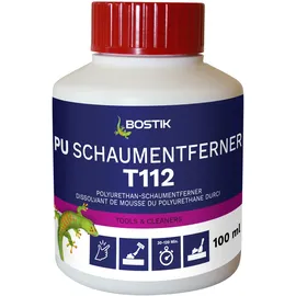 Bostik T112 PU Schaumentferner Reiniger 100ml Dose mit Applikator,