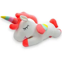 UNUS Seitenschläferkissen Einhorn 80 cm weiß