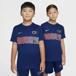 CR7 Academy Dri-FIT Fußballoberteil (ältere Kinder) - Blau, S