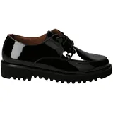 Paul Green Schnürschuhe 2688-007, Lack/Brush, Schwarz, Damen EU / 5 UK