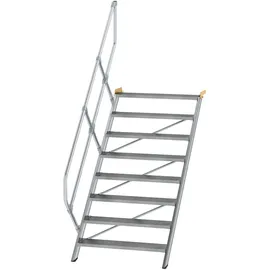 Günzburger MUNK Aluminium-Treppe Stufen 45° 8 Stufen