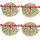 Vevor Kette und Binder Kit 3/8in-1/2in, Ratsche Last Bindemittel 9215lbs Arbeitsstärke, Ratsche Bindemittel und Ketten, 3/8in x 10ft Ketten mit G70 Haken, für LKW, Tie Down, Schleppen, Abschleppen