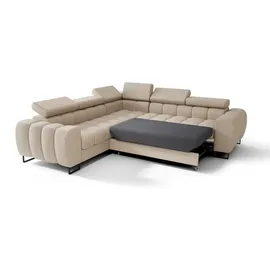 Fun Möbel Ecksofa Stoff Schlafsofa 2-Sitzer Grün