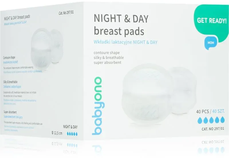 BabyOno Get Ready Night & Day Einweg-Stilleinlagen 40 St.
