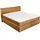 LEONIQUE Boxspringbett LEONIQUE "Rumba", gold (goldfarben), B:190cm L:213cm, Samtoptik (100% Polyester), Komplettbetten, Boxspringbett Seniorenbett Polsterbett, Taschenfederkern-Matratze in Härtegrad 3, in 4 Breiten, incl. Topper