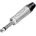 NP2X Klinken-Steckverbinder 6 35 mm Stecker gerade Polzahl 2 Mono Silber 1 St
