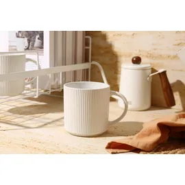 OTTO home Kaffeebecher Ylvii 0,46 l Weiß 6 St.
