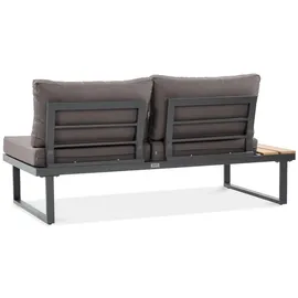 beautysofa MADISON Loungeset dunkelgrau