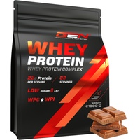 Whey Protein Komplex - 1000 g (Chocolate) - Mit Isolate Anteil - Instant lösliches Eiweiss Protein Pulver mit BCAA & EAA - German Elite Nutrition