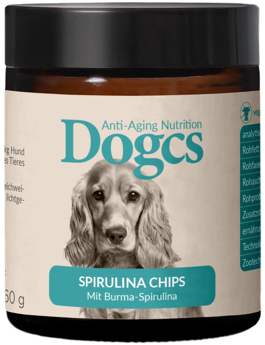 Dogcs Spirulina Chips Presslinge 60 g