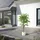ML-Design Kunstpflanze Ficus 150 cm, mit Naturholzstamm