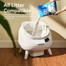 CATlink Katzentoilette Open-X XXL Weiß