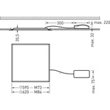 Trilux LED-Einbauleuchte Siella G7 M84 PW19 34-830 ET