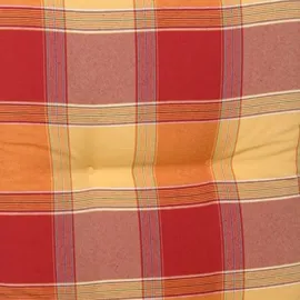 GO-DE 190 x 60 x 8 cm Rot kariert