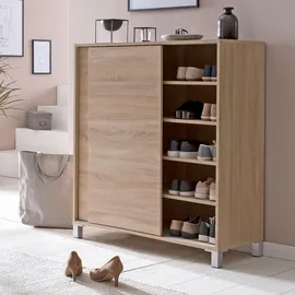 FineBuy Schuhschrank 100 x 108 x 37,5 cm beige / beige