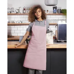 KARLOWSKY Latzschürze Basic mit Tasche und Schnalle - pink - onesize