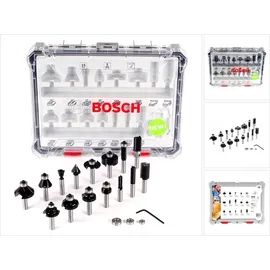 Bosch Professional HM Fräser-Set 15-tlg. 2607017472