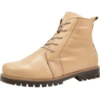 Andrea Conti Damen Stiefelette Leder Schnürboot Profilsohle 0342828, Größe:39 EU, Farbe:Beige