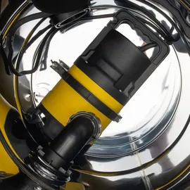 Coil Teichschlammsauger, Schlammsauger, Poolreiniger Staubsauger, Teichreiniger, Tank (35l), Saugleistung: 18 KPa, + Entwässerungspumpe 600W, 1400W
