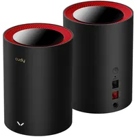 Cudy M3000 1.0, AX3000 schwarz, 2er-Pack