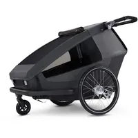 Croozer Kid Yuuna 2, modular Schwarz Modell 2025